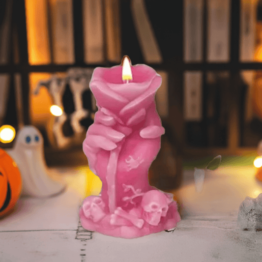 Witchy Carved Rose Candle - Scent Fushion