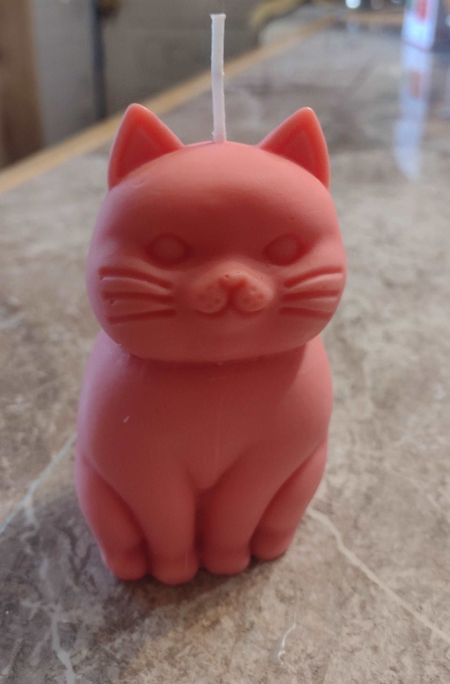 Purr-Nips Kitty Candle pink