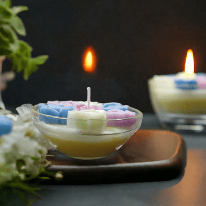 Mini Rose Scented Candle - Scent Fushion